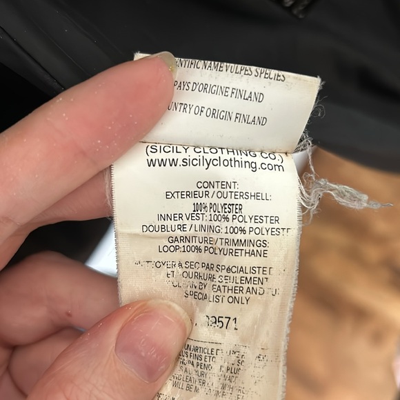 Sicily fur trimmed parka - size L - Picture 7 of 8